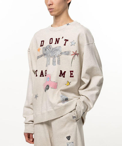 Maison MIHARAYASUHIRO KIDS DOODLE SWEAT PULLOVER
