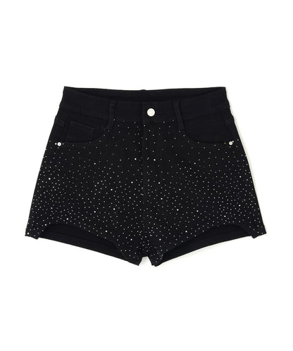 MAVYTH/メヴィス/RHINESTONE FADED DENIM SHORTS