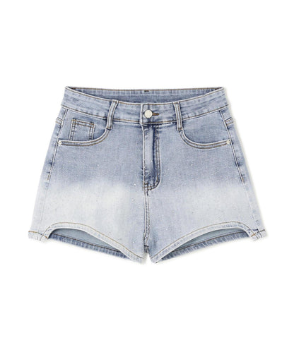 MAVYTH/メヴィス/RHINESTONE FADED DENIM SHORTS