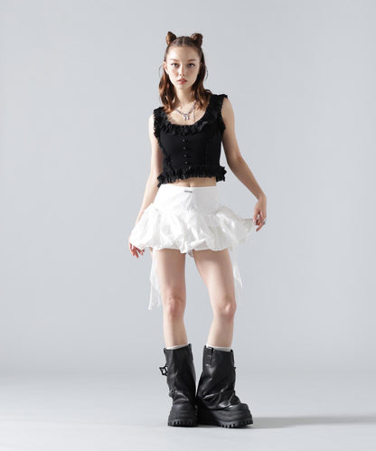 MAVYTH/メヴィス/FRILL TIERED LACE SKIRT
