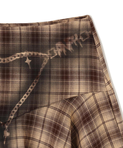 MAVYTH/メヴィス/TROMPEIL CHECK SKIRT