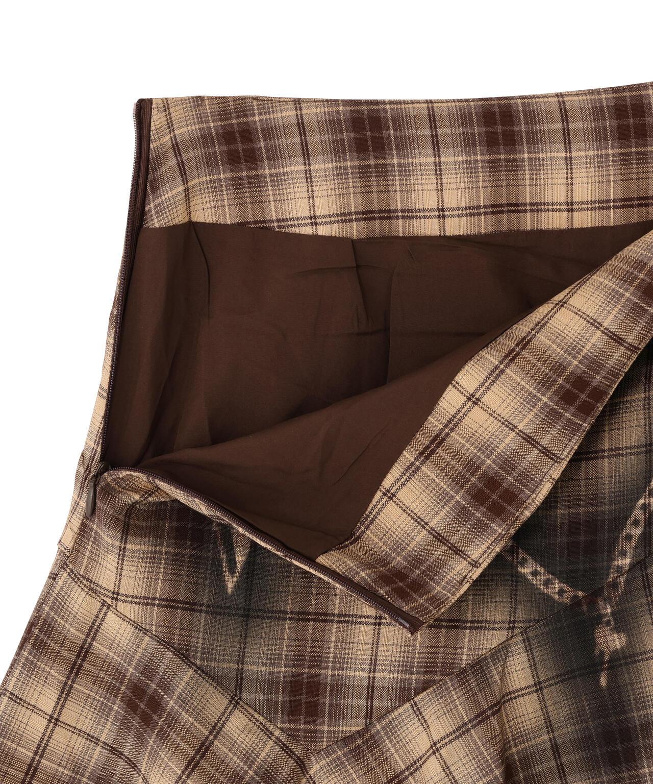 MAVYTH/メヴィス/TROMPEIL CHECK SKIRT