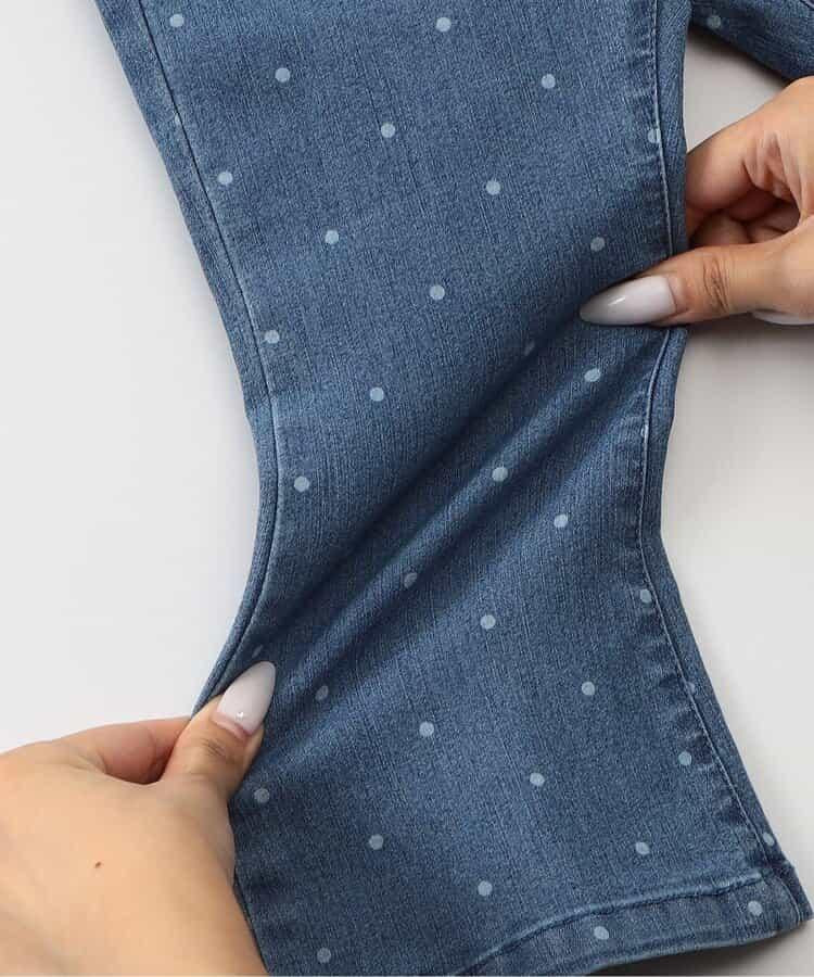 フレアエブリパンツ  10分丈 スーパーストレッチ