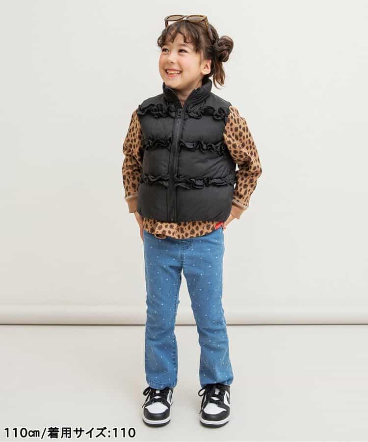 フレアエブリパンツ  10分丈 スーパーストレッチ