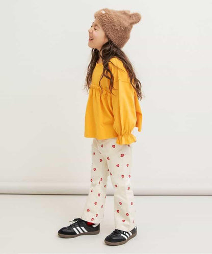 フレアエブリパンツ  10分丈 スーパーストレッチ