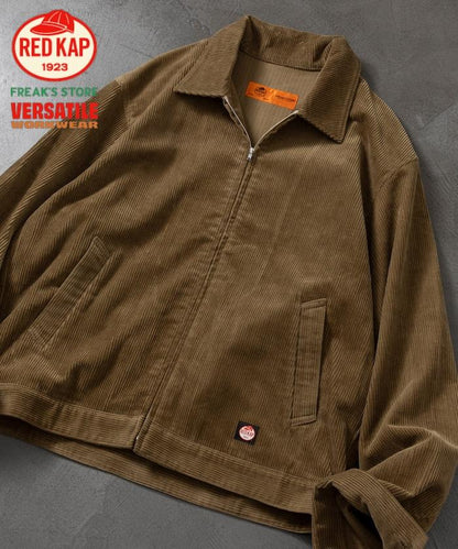 RED KAP × FREAK'S STORE 聯名 SMU JK-22 SHORT LENGTH 拉鍊燈芯絨工裝夾克