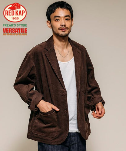 RED KAP × FREAK'S STORE 聯名 SMU KP-10 寬鬆版型 燈芯絨夾克