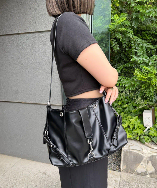 Mavie..7 夾扣翻蓋單肩包
