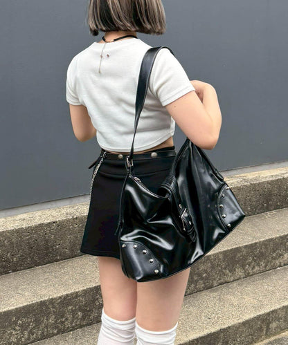 Mavie..7 鉚釘大搭扣包