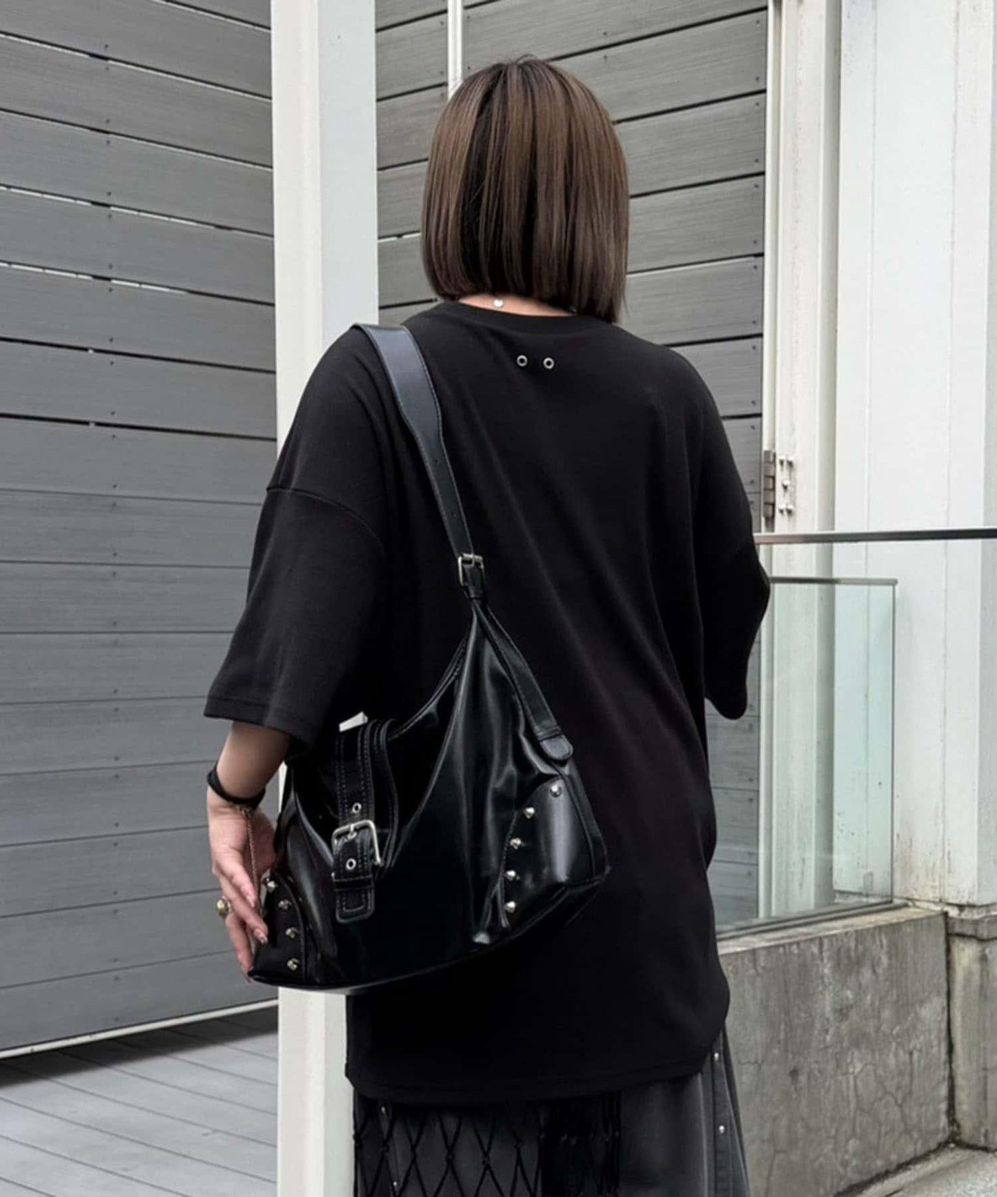 Mavie..7 鉚釘大搭扣包