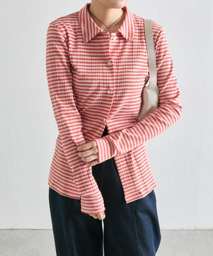 MONT KEMMEL×SUM1 STYLE(モンケメル×スミスタイル) 邊框翻領羅紋上衣