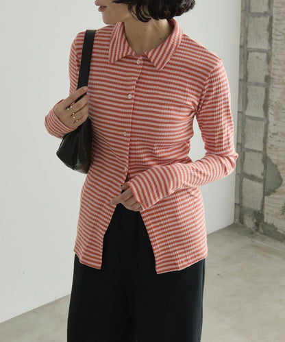 MONT KEMMEL×SUM1 STYLE(モンケメル×スミスタイル) 邊框翻領羅紋上衣