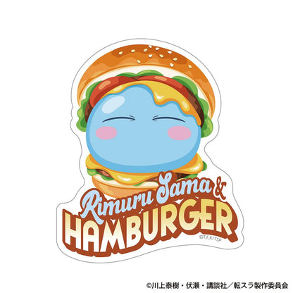 転生したらスライムだった件_ハンバーガーに挟まれたリムル様 屋外対応ステッカー