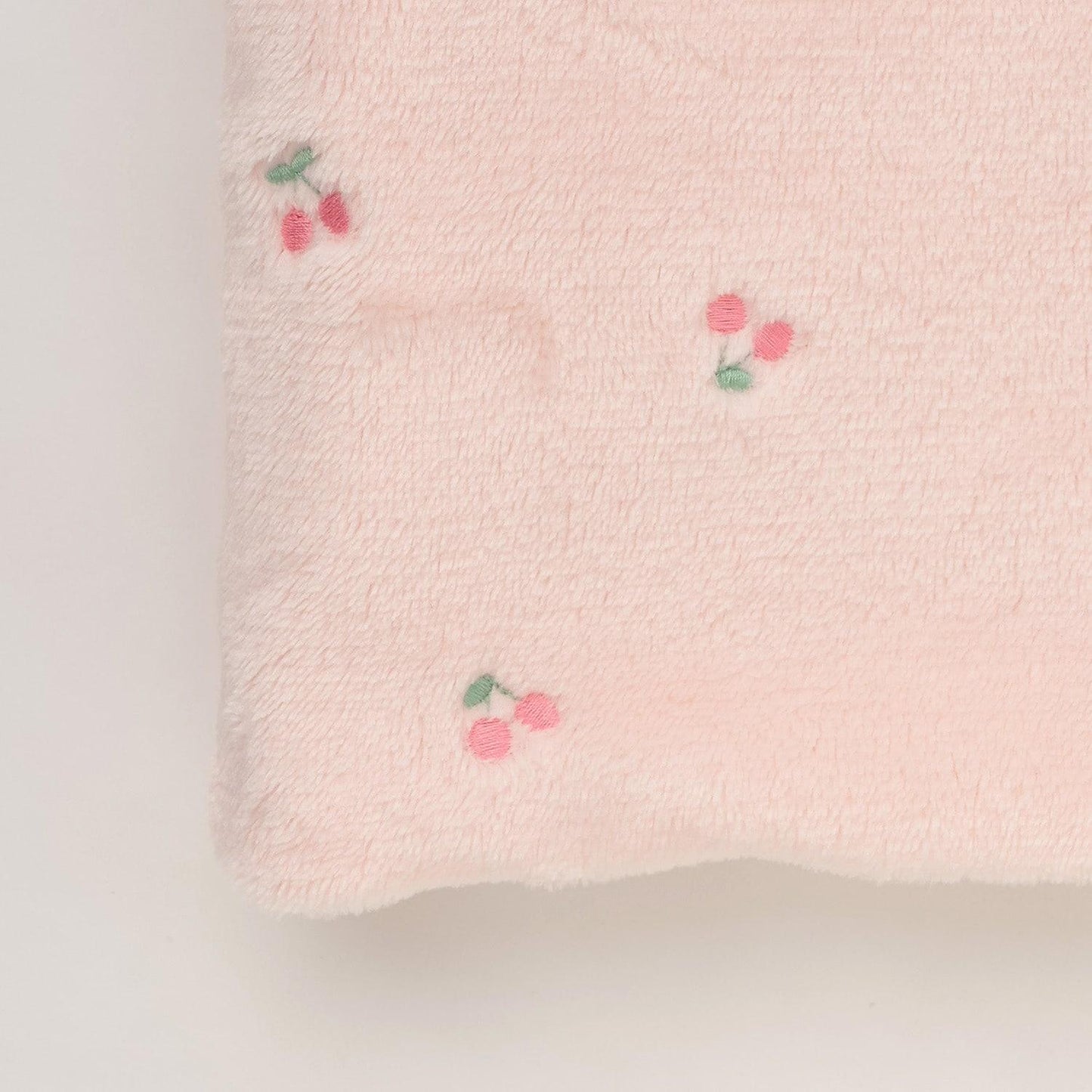 櫻桃刺繡 雙面穿 塔夫綢抓絨棉馬甲