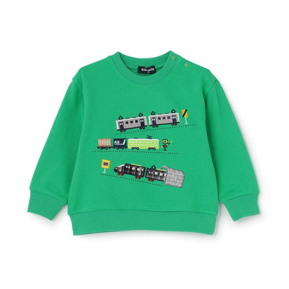 電車貼布刺繡衛衣