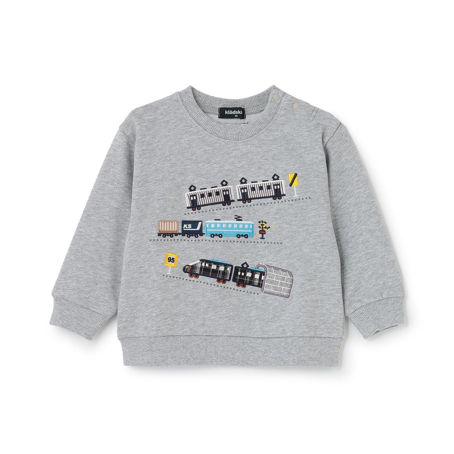 電車貼布刺繡衛衣