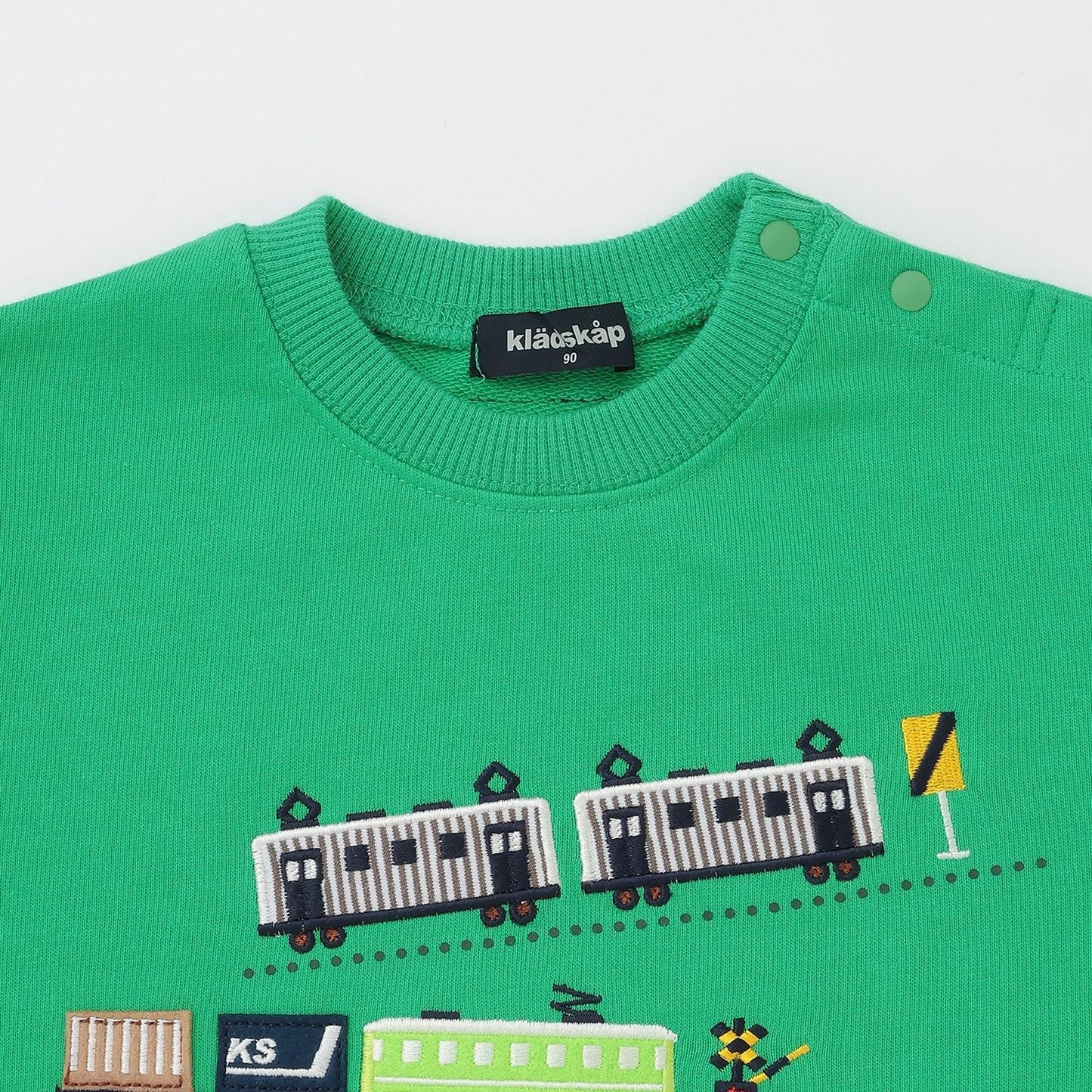 電車貼布刺繡衛衣