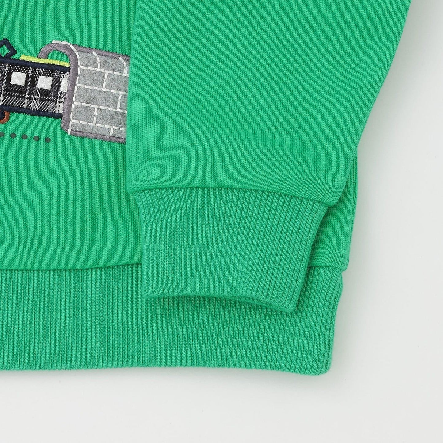 電車貼布刺繡衛衣