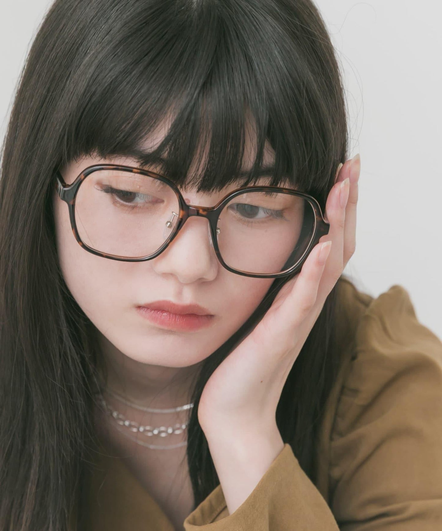 波士頓框平光眼鏡