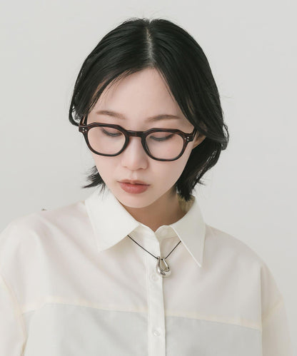 皇冠形鏡框平光眼鏡