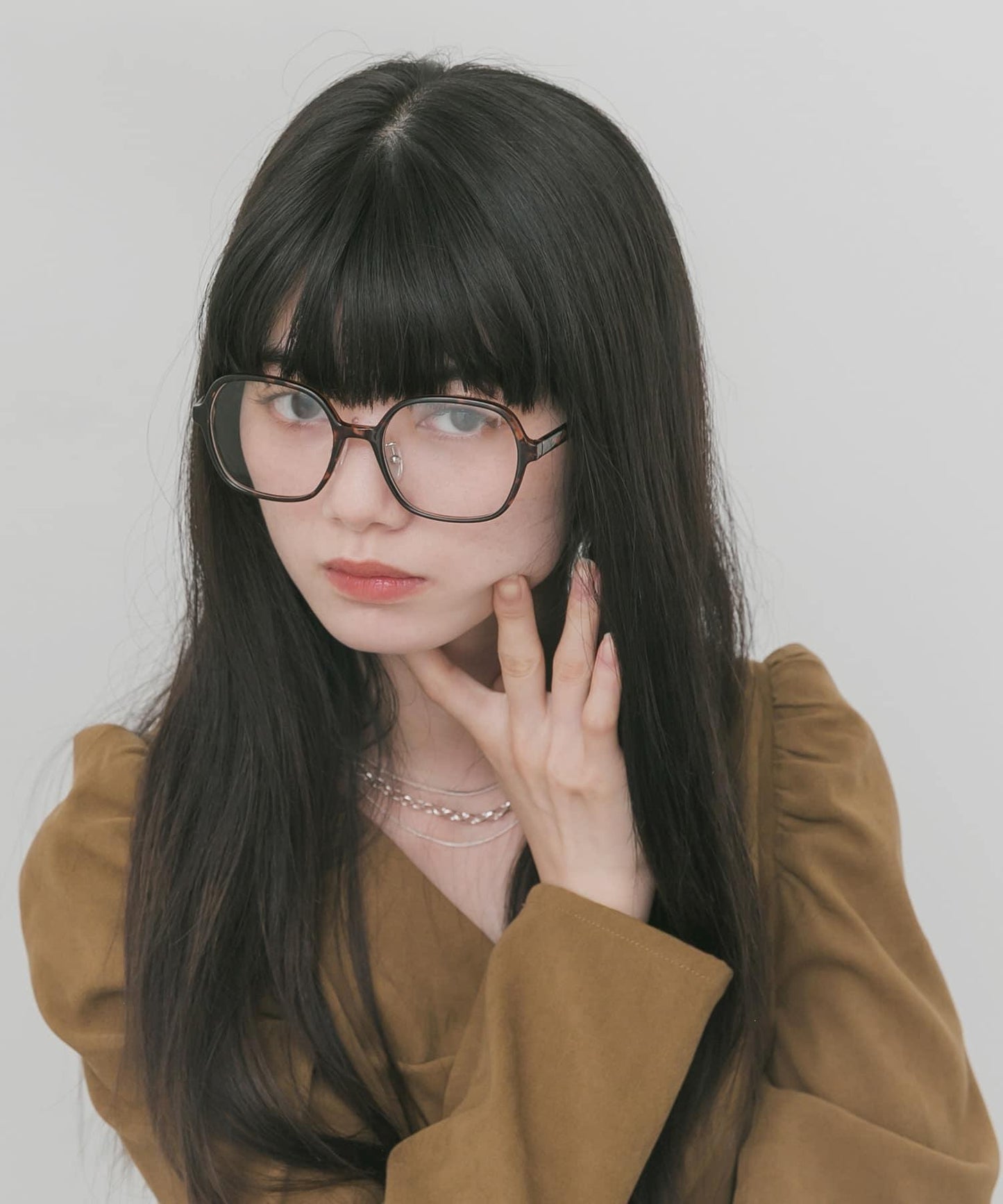 波士頓框平光眼鏡