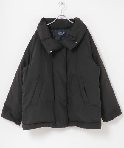 防潑水 大翻領 羽絨服