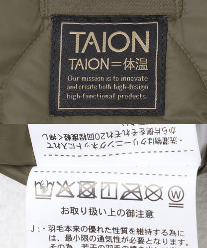 『別注』TAION×Sonny Label ミリタリーダウンジャケット