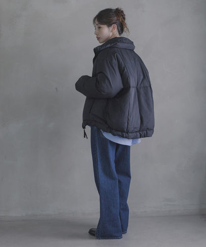 雙拉鍊立領羽絨服