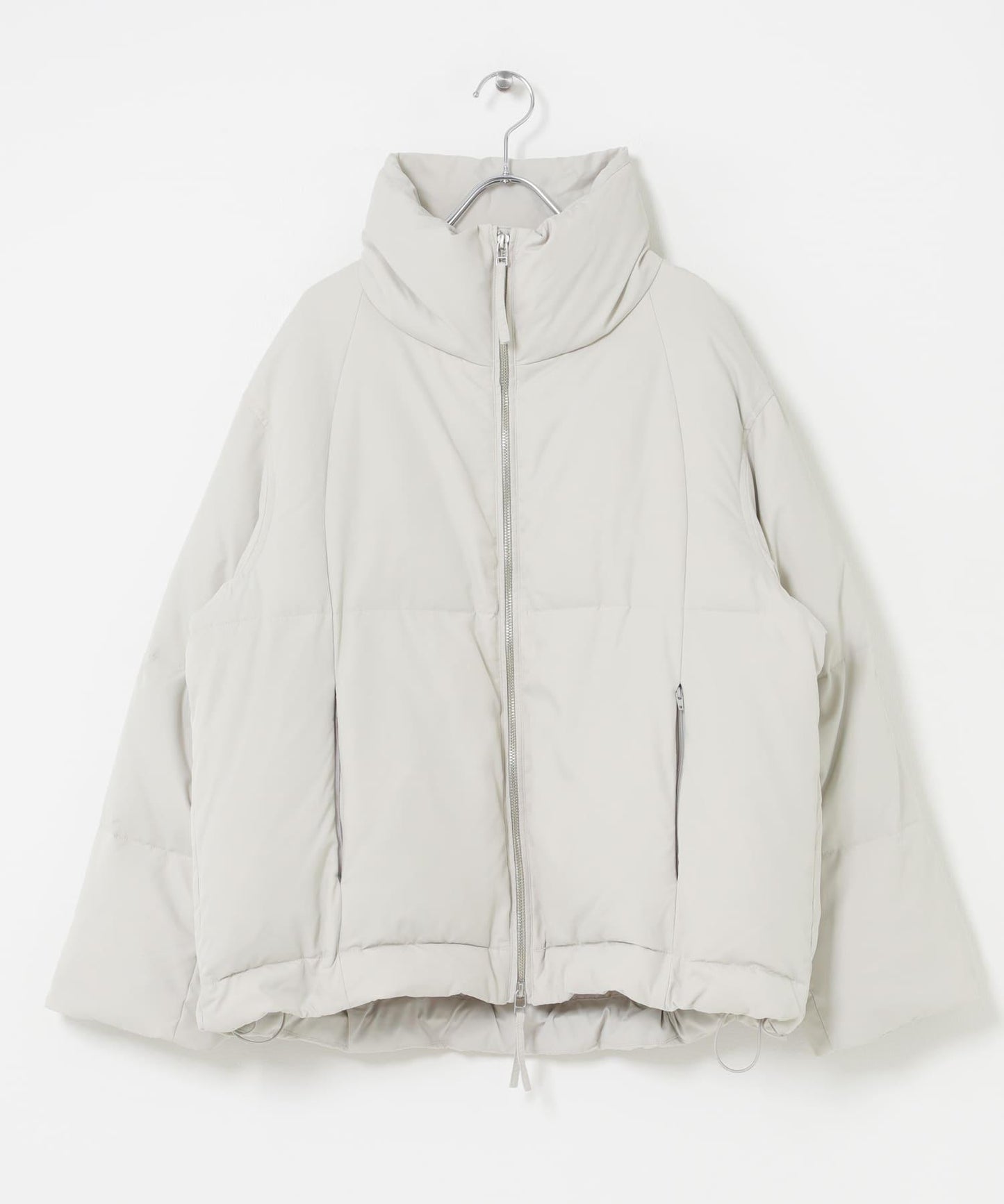 雙拉鍊立領羽絨服