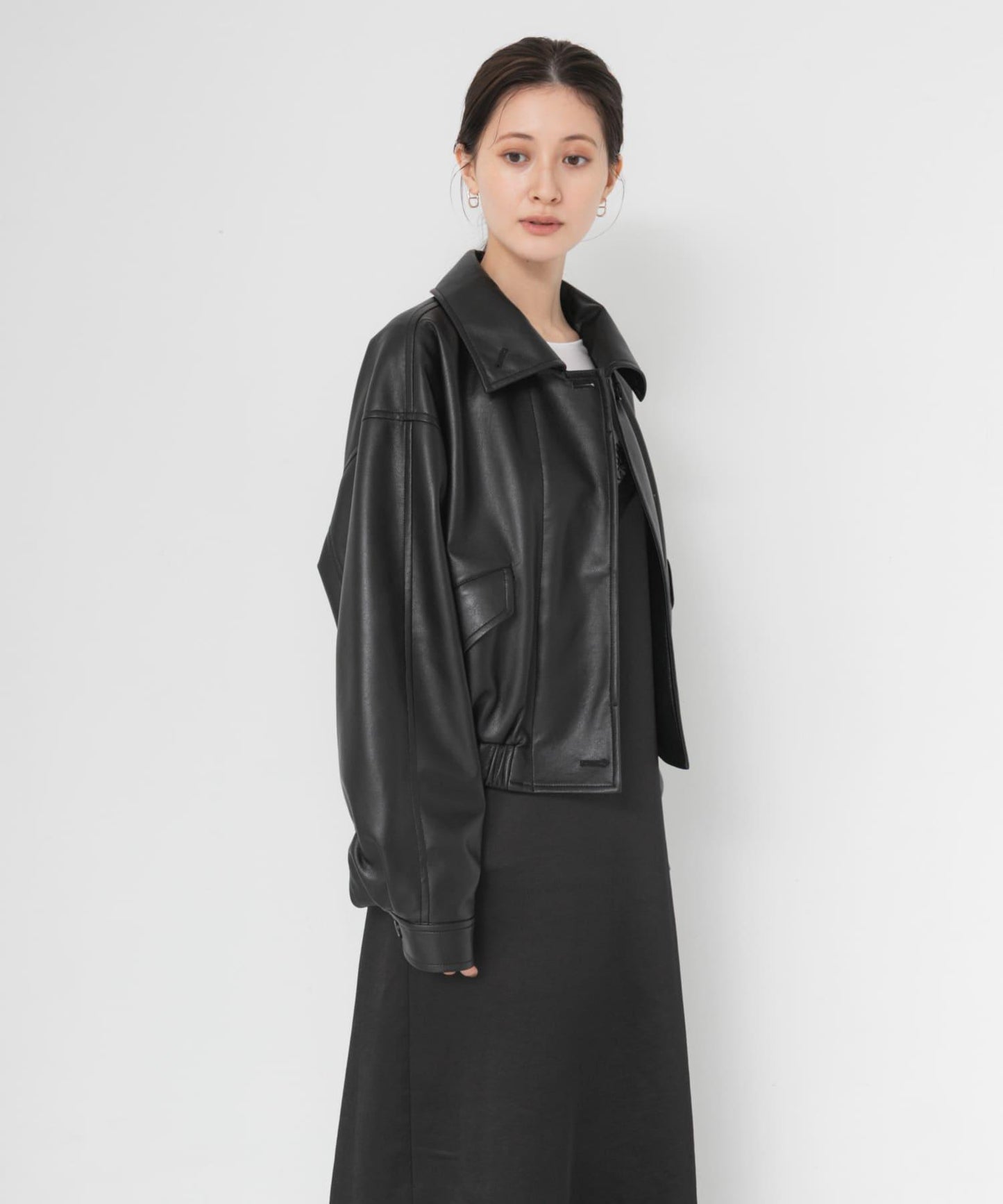 仿皮夾克