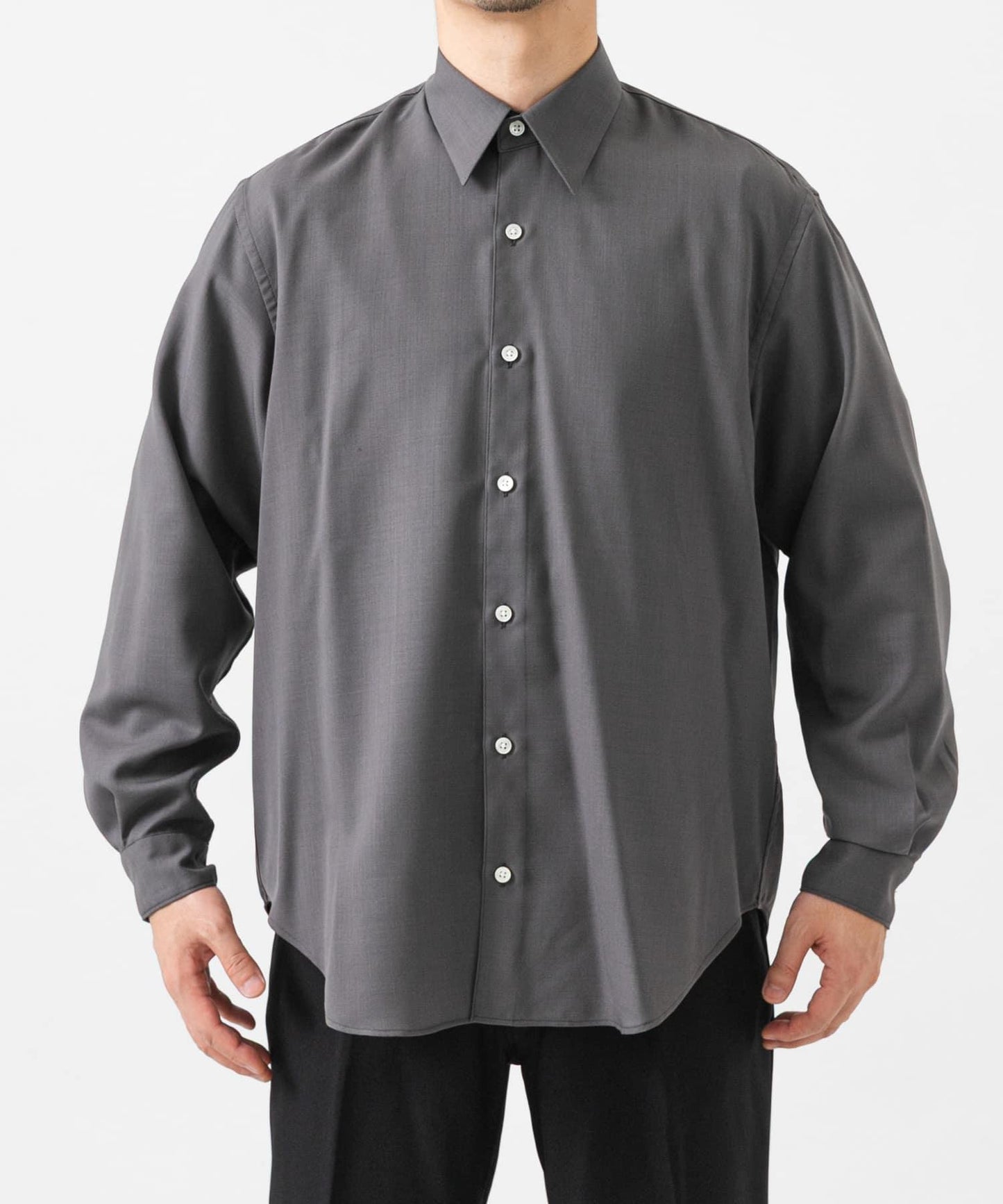 WASHABLE WOOL REG 襯衫