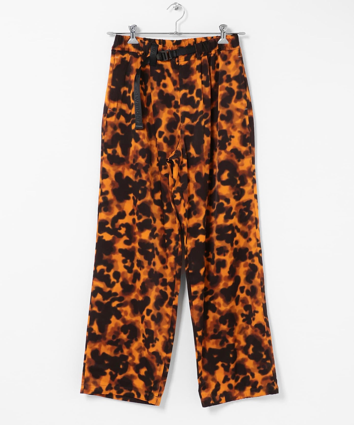 and wander printed satin 褲子