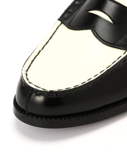 The Kenford Fineshoes/COMBI LOAFERS/BLACK WHITE