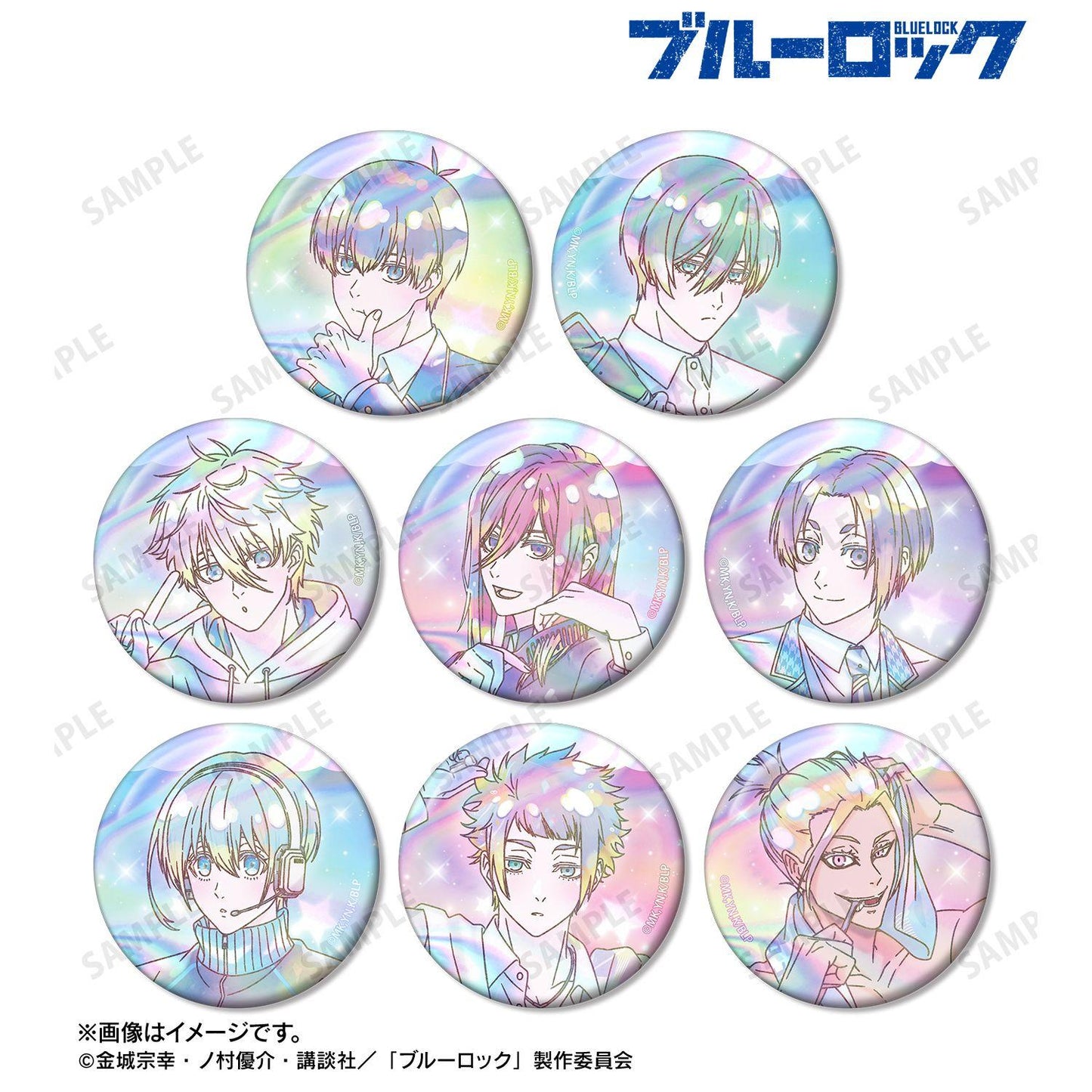 藍色監獄 描き下ろし モーニングルーティンver. トレーディング Ani-Art KAWAII label 極光徽章 (完整盒裝/8個裝)