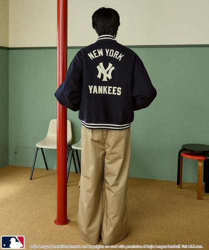 MLB 聯名款 Logo 棒球夾克