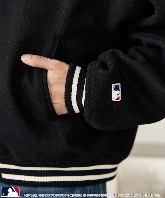 MLB 聯名款 Logo 棒球夾克