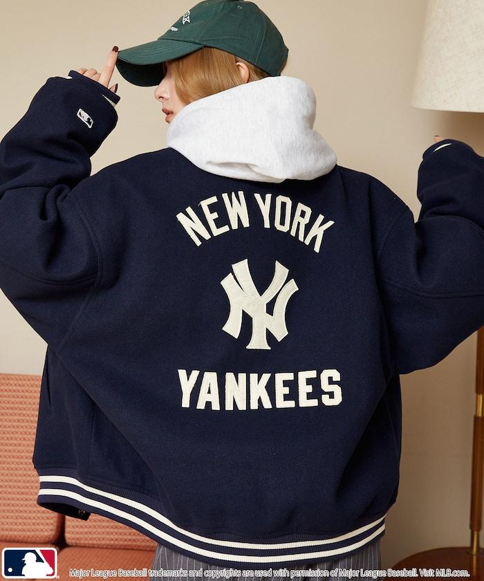 MLB 聯名款 Logo 棒球夾克