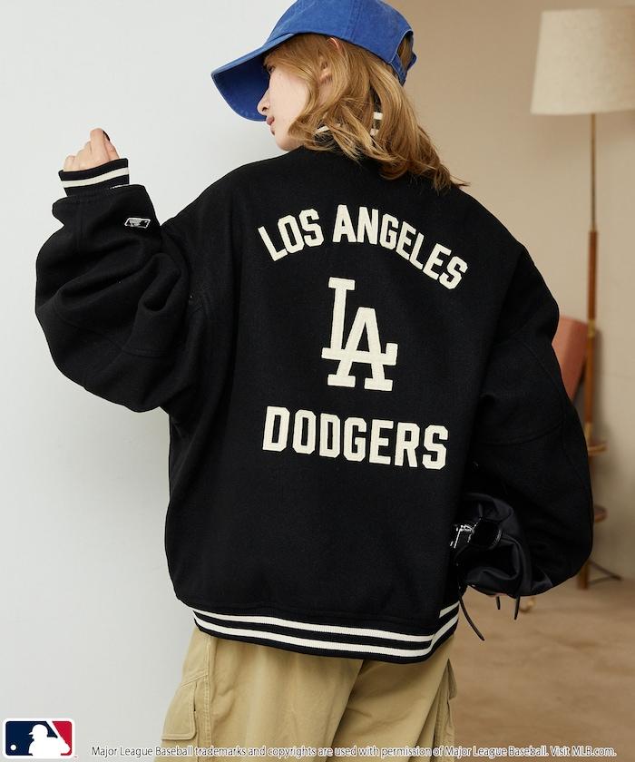 MLB 聯名款 Logo 棒球夾克