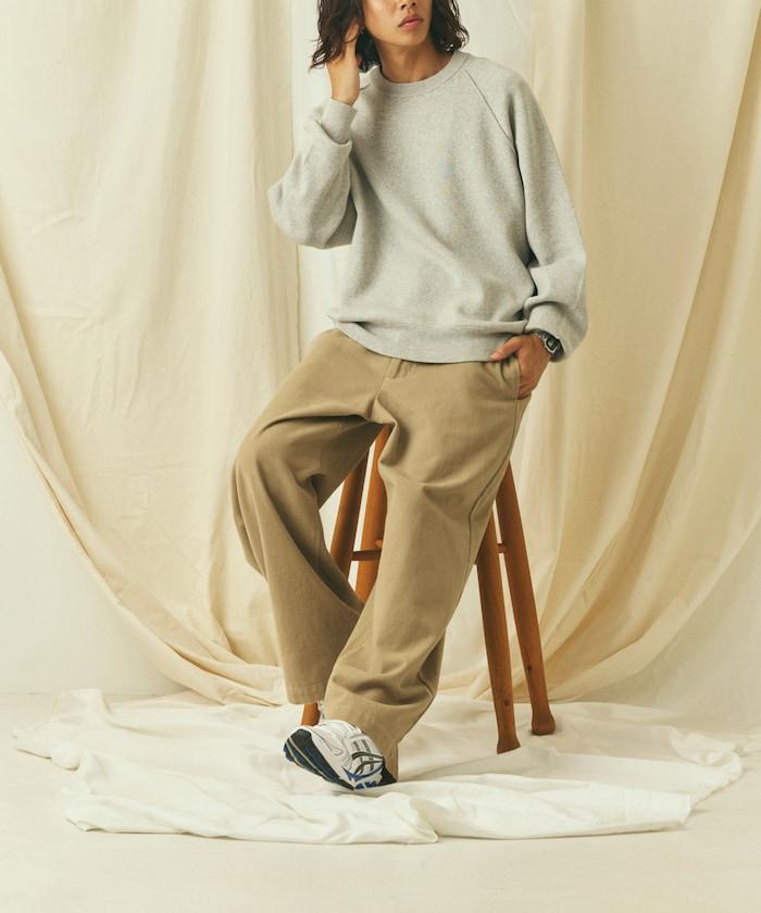 Relax Fit 寬鬆版型 衛衣感 圓領針織衫