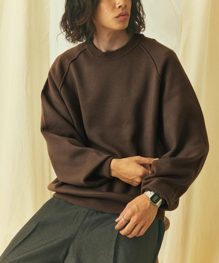 Relax Fit 寬鬆版型 衛衣感 圓領針織衫