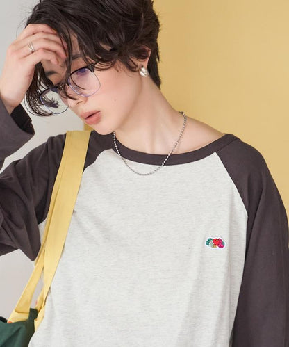 插肩袖長袖T恤