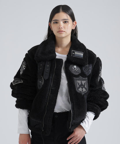 WOMAN RETORO BOA B-3 TOPGUN