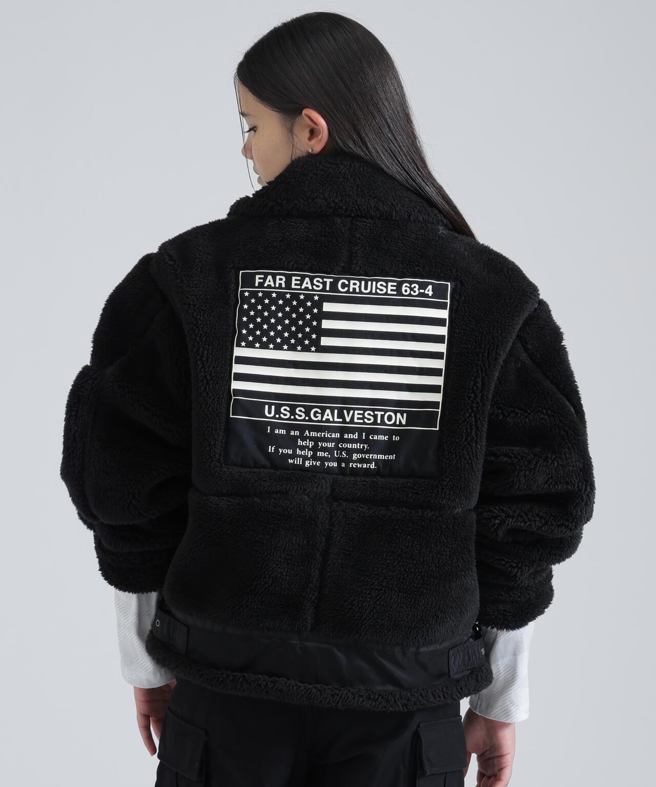 WOMAN RETORO BOA B-3 TOPGUN