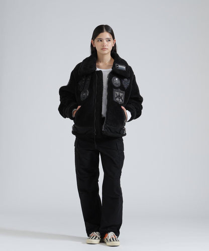 WOMAN RETORO BOA B-3 TOPGUN