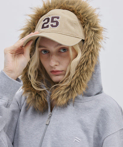 FILA 聯名 加絨連帽拉鍊衛衣