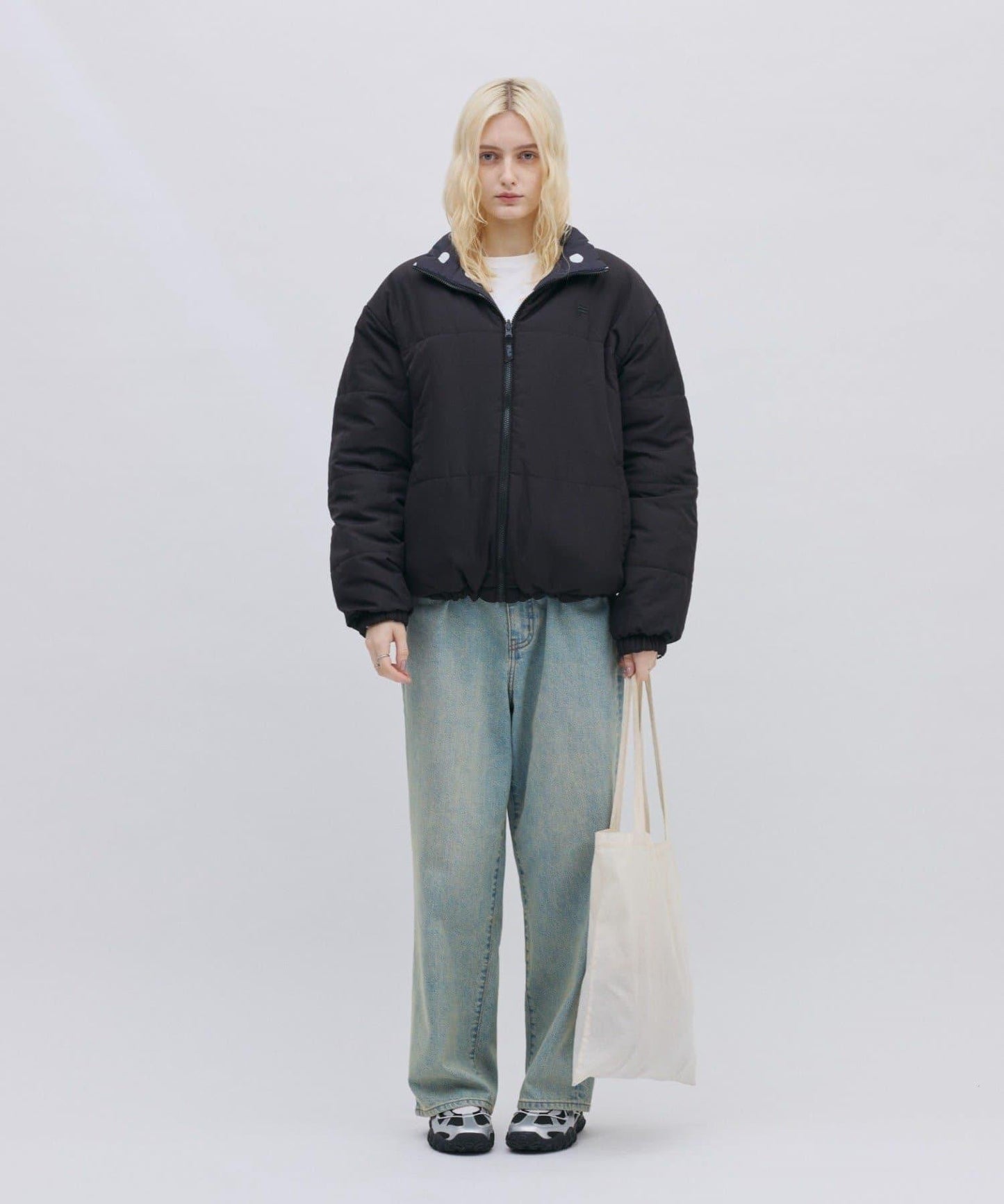 FILA 聯名款 雙面穿棉服夾克