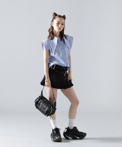 MAVYTH/メヴィス NO SLEEVE SHIRT