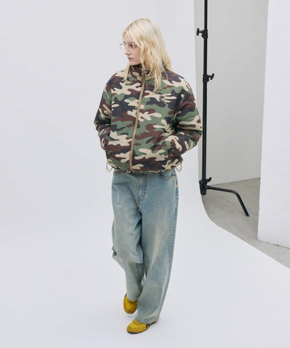 FILA 聯名款 雙面穿棉服夾克