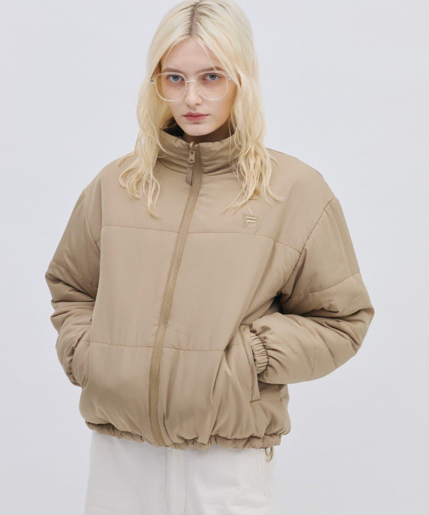 FILA 聯名款 雙面穿棉服夾克