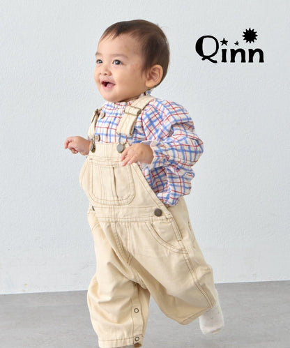 兒童 Qinn鴨子揹帶褲